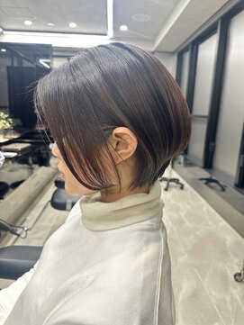 メモリーズ 表参道(Memories) 大人可愛い骨格診断ショートボブ20代30代40代50代60代前髪あり