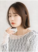切りっぱなしボブ