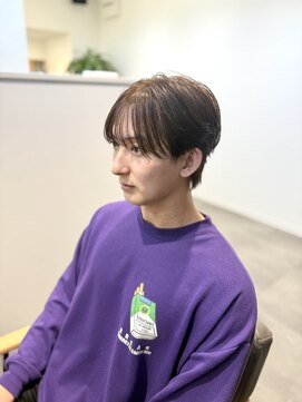 ウシワカマルガーデン(ushiwakamaru Garden) シースルーマッシュ/サンウォン風/韓国ヘア/メンズ韓国