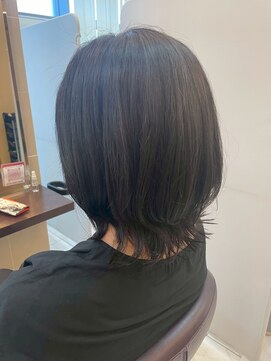 髪質改善/顔周りレイヤーカット/グレージュ[千葉/千葉駅]