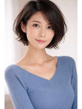 外はねOK！ショートボブ。