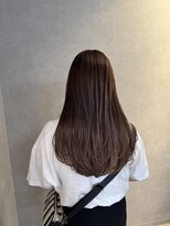 アウラ(aura)&nbsp;レイヤーカット　グラデーション　ピンク　イルミナカラー