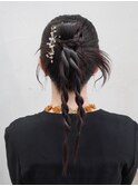 ALLY稲木　ヘアーアレンジ、結婚式、お呼ばれヘアー