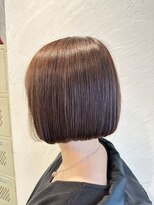 シロ(SiLO)&nbsp;艶々チョコレートブラウン×ボブ