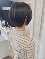 キャアリー(Caary)&nbsp;福山美容室caaryショートボブ髪質改善ストレート骨格補正20代