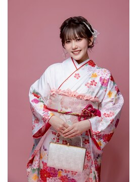 スタスタ 岩本町 秋葉原 振袖、ショートアップスタイル、前撮り