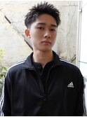 スパイキーショートベリーショートツンツンショート刈り上げ