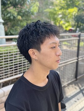 刈部倶楽舞 メンズ/スパイキーショート/ツイスト/刈上無し/グリスセット