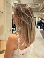 ハーパーズ 渋谷(harpers) LA風バレイヤージュブロンドベージュ