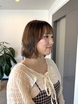ラフィネ 成増店(raffine)&nbsp;【 raffine 君島 】ボブパーマ×アッシュベージュ　/成増