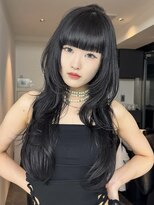 アイヴァン(AIVAN)&nbsp;ハッシュカットロング ワイドバング レイヤーカットi