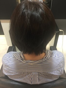 ディーヘアーデザイン(d.HAIR DESIGN) ミディアムからばっさりショートに！