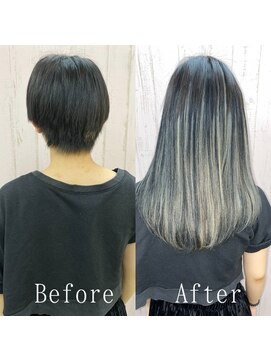 エクステ専門店あるじゃんすー 柏店 グレージュ#シールエクステ#エクステ#ロングヘア#柏