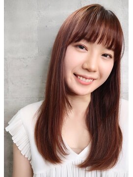 ブリス(VLISS) 韓国風ストレート_耳かけフォギーベージュ