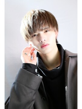 リップスヘアー 千葉(LIPPS hair) ナチュラルホワイティ　ウルフ　マッシュ　ミルクティーカラー