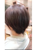 ヘアサロン アティリー(Hair Salon Attirer)&nbsp;西梅田/ボブ/グレーベージュ/白髪ぼかし【Attirer飯田裕之】