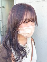 アチーブ ヘア デザイン(achieve hair design)&nbsp;#小顔#ラベンダーヘア#ニュアンス#大人可愛い#ナチュラル