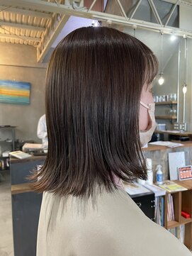 インディゴドロップ(indigo drop) 切りっぱなしボブ