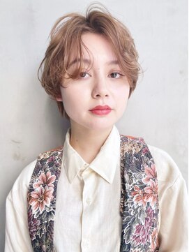 アイティーバイアルバム 下北沢店(IT by ALBUM) ショート_アースカラーくびれヘアツートンカラー_9061