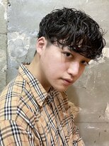 アカ(ACA)&nbsp;メンズマッシュパーマメンズパーマニュアンスパーマ札幌大通