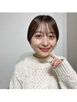 ジジ 代々木(Gigi)&nbsp;【Gigi】外ハネボブ セクションカラー ペールベージュ