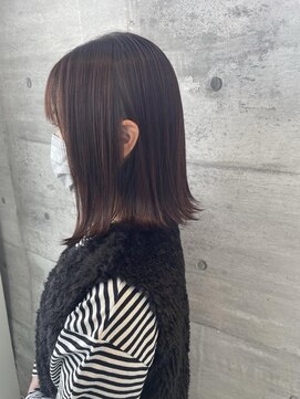 サラビューティーサイト 志免店(SARA Beauty Sight) 30代40代大人可愛いオレンジボブ☆山之内