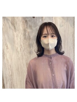 コットンウェーブ(COTTONWAVE) 顔まわりのレイヤーカットが可愛いミディアムレイヤー