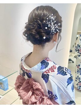 ビオラバイフーガ 綱島(Viola by FUGA) 浴衣着付け(兵児帯)浴衣アレンジ＊大人可愛い20代30代40代