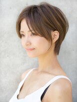 前髪なし大人ショート30代40代50代 【AIN.表参道】川原大地