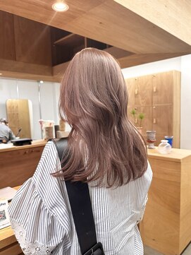 バド(bado) ソフトピンクベージュロング