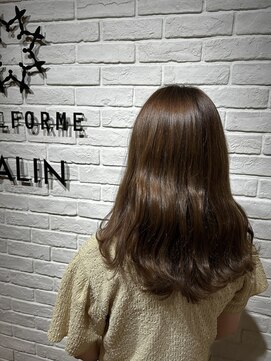 ヘア スパ ビューティー エールフォルム(HAIR SPA BEAUTY YELLFORME) ダークオレンジブラウンカラー