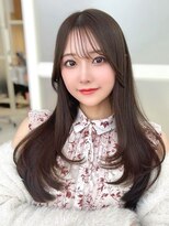 アフロートリノ(AFLOAT Leino) 大人可愛い韓国レイヤーカット　ワンカールくびれヘア　顔周り#