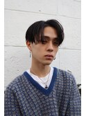 韓国ヘアカルマパーマカルマバングセンターパートウルフ