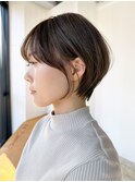 グレーベージュ美髪エモージュフレンチカジュアル_ba488632
