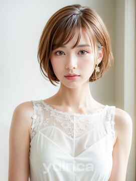 ユルリカ 新宿店(yulrica) ショートボブ_64380【新宿/髪質改善/ベージュ】