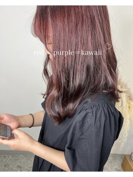 ベルフェミンクレイル(Belle femin CLAIRE) red purple★masami style