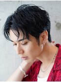 横顔キレイな 無造作質感 ニュアンスセクシーショート