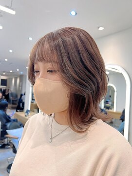 ジーナ 船橋(Zina) 髪質改善＊マチルダボブアッシュカラー＊美髪【Zina船橋】