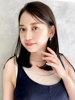 アンク(ank)&nbsp;グレーベージュ/ワンカール/レイヤー/20代/30代/40代/美髪