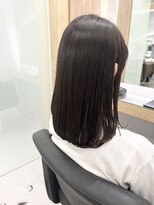 クシュ 本川越店(kusyu...)&nbsp;イメチェンホワイトブロンド外ハネボブ美髪ワイドバング韓国黒髪