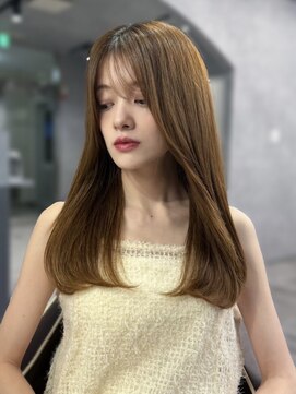 エン クラン バイ ヘッドライト たまプラーザ南口店(en. clan by HEADLIGHT) 2wayバングうるツヤ大人可愛い小顔魅せカットイメチェン美髪