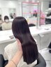 カット+ストレートパーマ＋ワンカラー+炭酸泉Spa【￥18700】