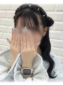 最近人気！編みカチュサイドお団子♪_ユウ