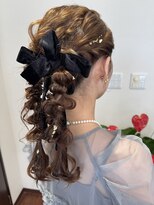 美髪 ヘアサロン(美髪 Hair salon)&nbsp;ふわふわ編み下ろしアレンジ