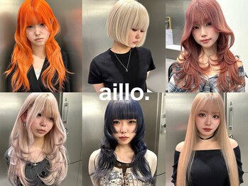 aillo. cope'u ブリーチ/ブリーチカラー/ケアブリーチ/レイヤーカット