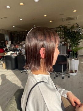 ヘア フィックス リュウ リゾート(hair fix RYU Resort) 大人切りっぱなしボブ