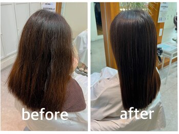 アッセンブル(ASSEMBLE)の写真/【豊四季駅3分】大人女性に人気◎実力派Stylistによる洗練少人数Salon。毛先まで自然な仕上がりに大満足☆