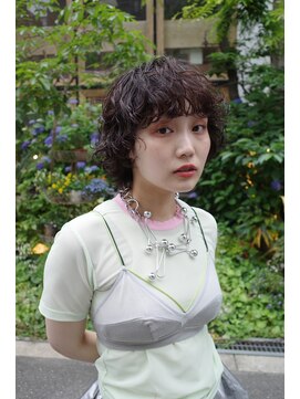 マッシュ 北堀江(MASHU) くせ毛風ウルフパーマ　松尾