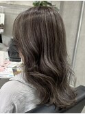 ROUIS 津田沼 アッシュグレーコントラスト/細めハイライト/船橋