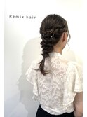 結婚式お呼ばれヘアアレンジ